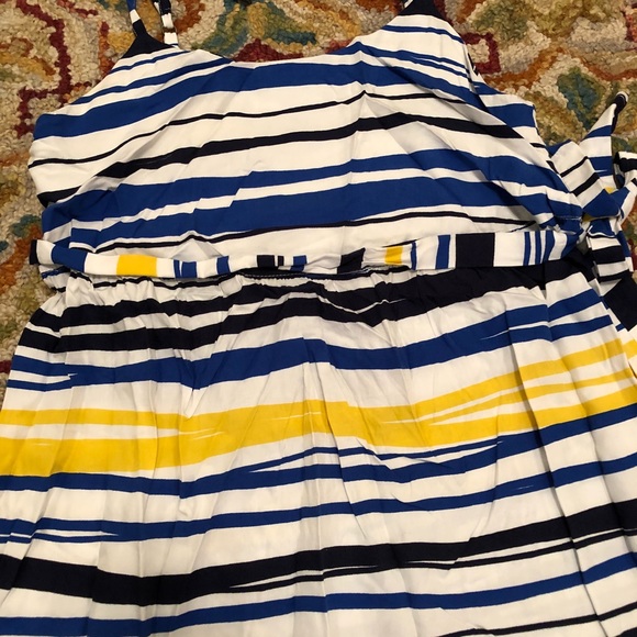 TOTEM Striped Summer Strap Dress in Size M/L - Picture 4 of 7